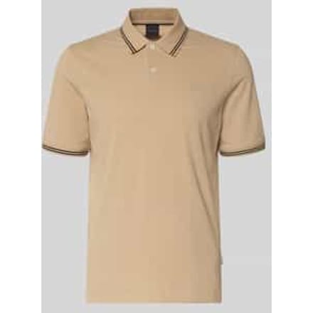 Bugatti Herren Polo Modern Fit van puur katoen