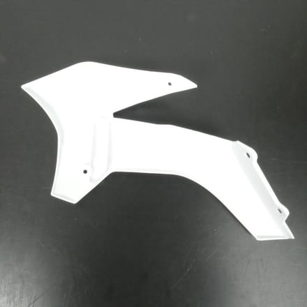 Écope droite Générique pour Pit bike Bastos Blanc 0410600202436 Neuf