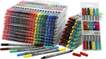 Colortime Dubbelstiften Lijndikte 2,3/3,6 Mm Multicolor 260 Stuks