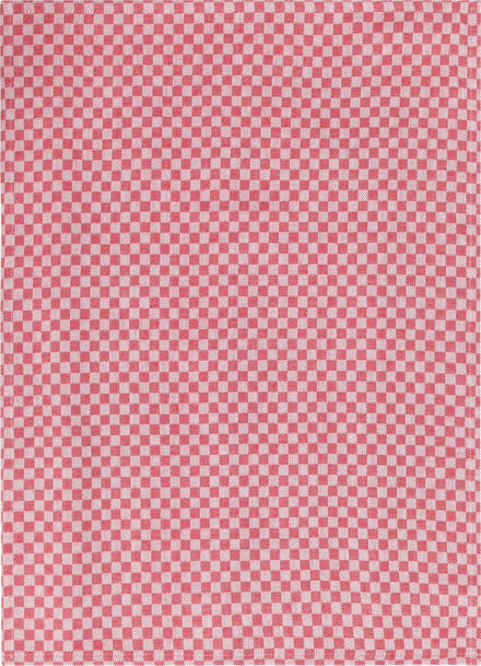 Linen & More  Keukendoeken  Theedoeken  Dutch Check   Set/3   Rood/Wit   50x70cm
