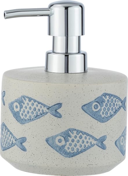 Wenko Zeepdispenser Aquamarin 10 X 13,2 Cm Keramiek Beige