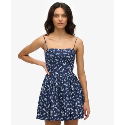 Superdry - Minicami-jurk met korsetmodel - Dames - Jurken