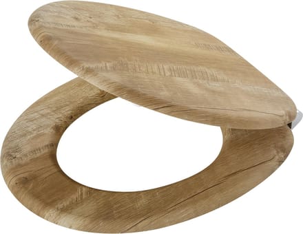 Tiger Hetta - WC bril - Soft Close - MDF / FSC - Bruin