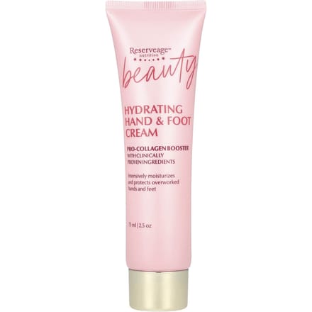 Reserveage Beauty, Hydrating Hand and Foot Cream, 2.5 oz (75 ml) white