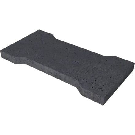 Schellevis Oudhollands Eco-tegel Antraciet 100x50x7cm