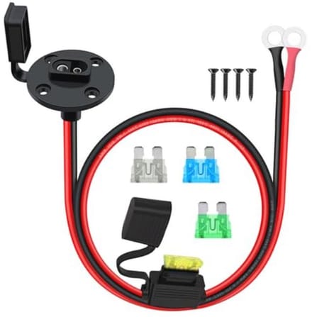Waterdicht 12V Inbouwstopcontact met Kabel 10 AWG voor Auto, Boot en Motorfiets