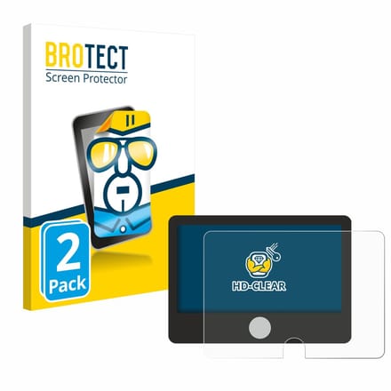 BROTECT - Screenprotector voor Dynavin D9-DCX Plus Flex - C - Folie Beschermfolie transparant 2 Stuks