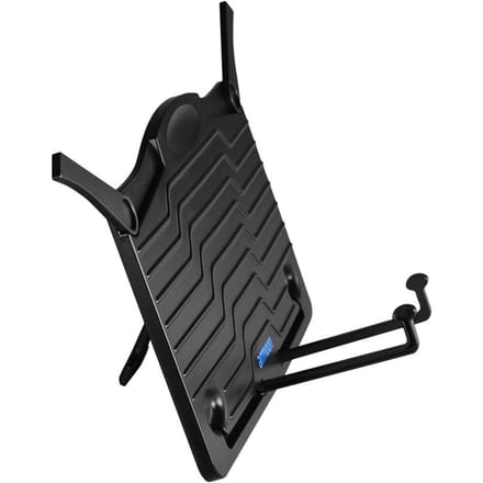 Ammoon Mini Desktop Muziekstandaard Draagbaar kookboek Tablet Smartphone Boek zwart