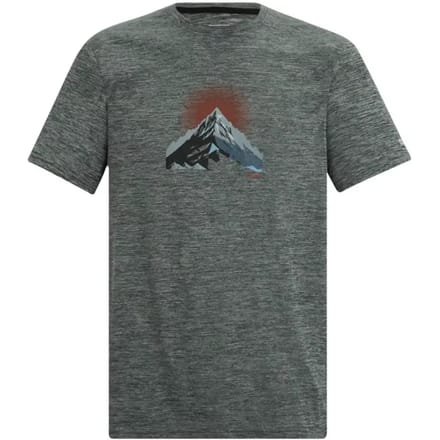 Heren Fingal T-shirt met korte mouwen en gemêleerde print