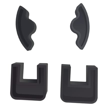 Buffalo rubber voetjes voor planeetmenger 10L (4 stuks)