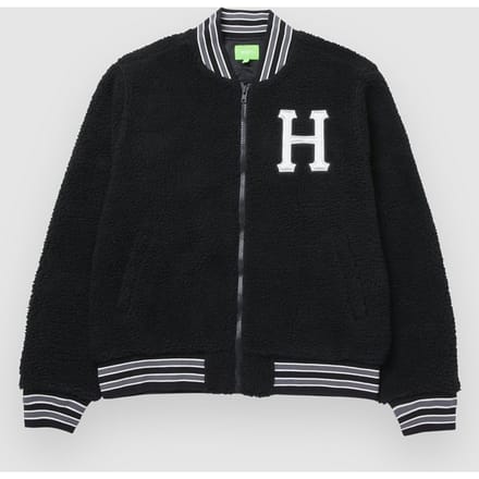 Heren Sherpa Varsity-jack zwart