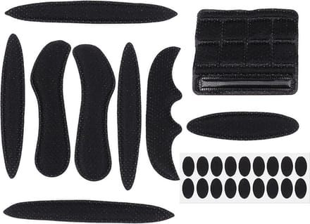 WiseGoods Luxe Set Fietshelm Pads - Accessoires Fietshelmen - Fiets Helm Pad - Tool Helmet - Tools Helmen Veiligheid - 27stk Zwart