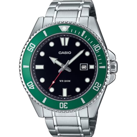Casio Casio Collection MDV-107D-3AVEF Horloge - Staal - Zilverkleurig - Ø 44 mm