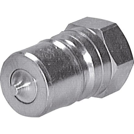 Stalen DN 40 Hydraulische Koppeling Insteeknippel 1 1/4 inch NPT binnendraad ISO 7241-1 B D 44.5mm