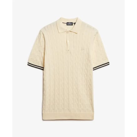 Superdry M1110441a Korte Mouw Poloshirt Geel XL Man