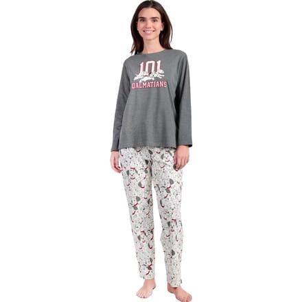Setjes Admas Pyjama broek top lange mouwen Dalmatians Varsity Disney