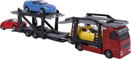 2-Play Traffic 2-Play Die-cast Truck Transporter with Cars 26cm