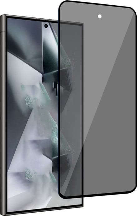Geschikt voor Samsung Galaxy S24 Ultra - Privacy Screenprotector - Beschermglas - Privé GuardCover