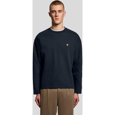 Ronde hals sweat in jacquard Lyle & Scott