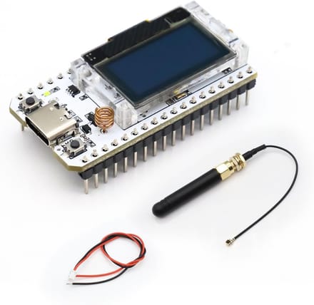 LoRa Development Board met OLED Display en Antenne voor IoT - Dual-Core 240MHz Bluetooth en WiFi Module SX1262 863 928MHz voor Arduino