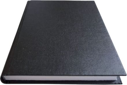 Schrift qbasic harde kaft a5 lijn 400blz zwart | 5 stuks