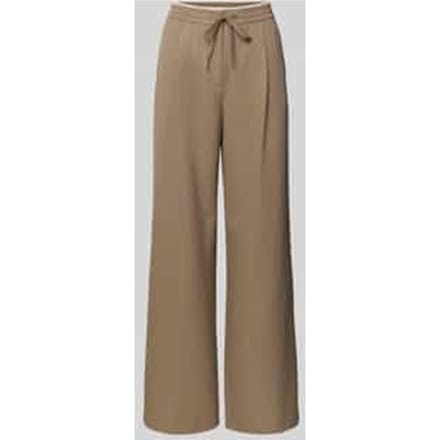 Stoffen broek met elastische band en tunnelkoord
