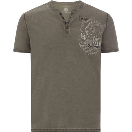 Jan Vanderstorm herren T-Shirt - 76/78 - kaki - Plus Size