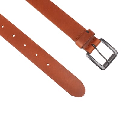 Petrol Industries Riem Heren - Broekriem - Leer - Cognac - 90 cm - M