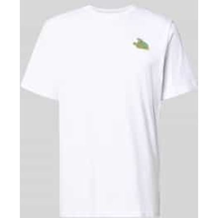 regular fit T-shirt met motiefprint op de achterkant