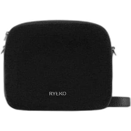 Leren en suède handtas voor dames Ryłko