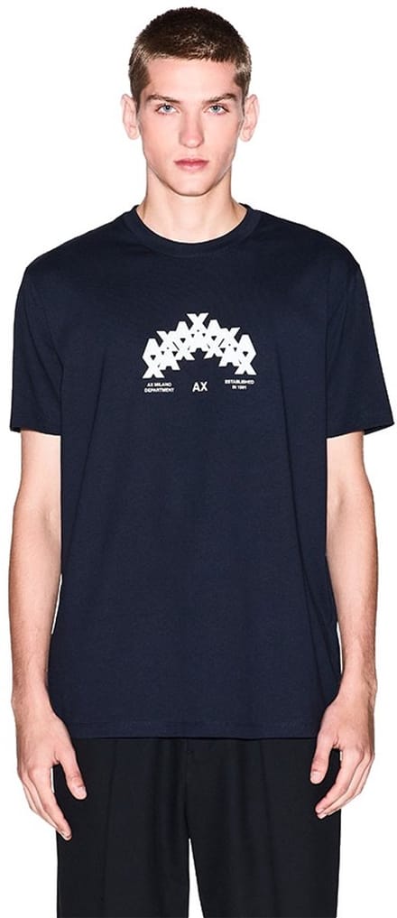 Armani Exchange Xm001909_af10362 T-shirt Met Korte Mouwen Blauw L Man
