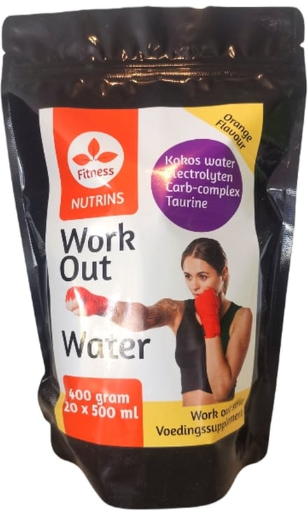 Nutrins - workout water VROUWEN 400 gram (20 x 500 ml) poeder voor bereiding van sportdrank