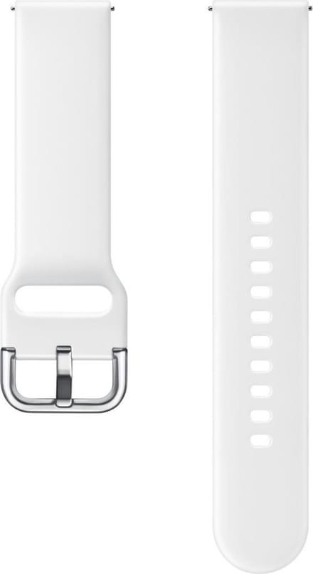 Samsung Siliconen bandje - Samsung Galaxy Watch Active - wit