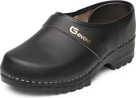Gevavi 1550/00 Zwart PU Gesloten Schoenklompen Heren
