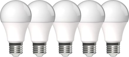 LED's Light LED lampen met grote E27 fitting - Warm wit licht - 8W/60W - 5PACK