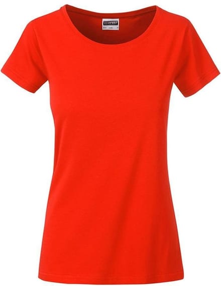 James and Nicholson Dames/dames Basic Organic Katoenen T-Shirt (Grenadine)