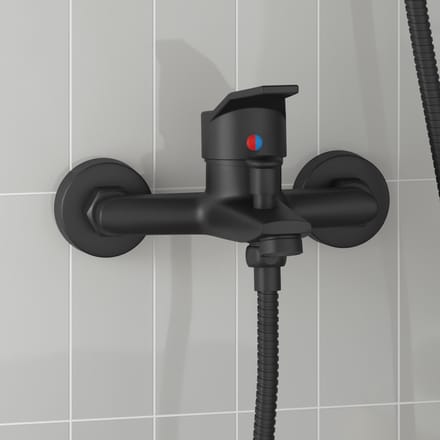 vidaXL - Douchemengkraan - Zwart - G - 1/2 - inches