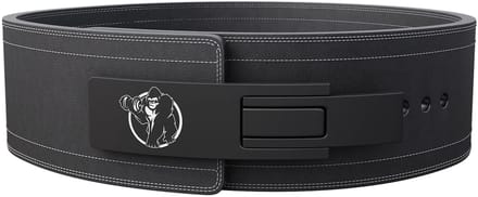 Gorilla Sports Gewichthef riem - Leer - Hefboomsluiting - Maat L