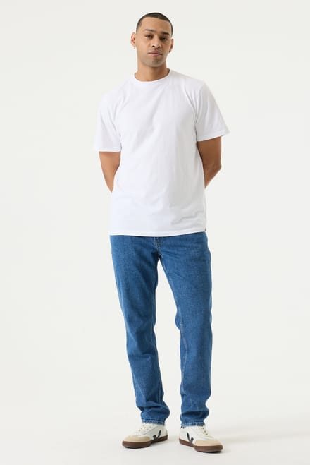 GARCIA Russo Heren Tapered Fit Jeans Blauw