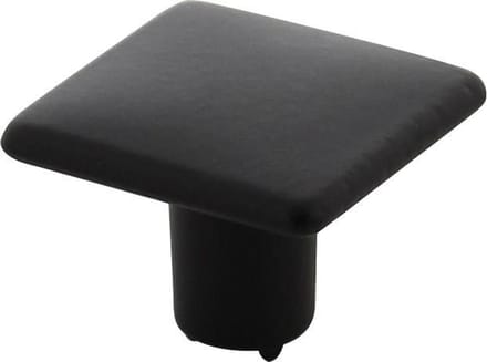 Intersteel Meubelknop vierkant 26 x 26 mm mat zwart