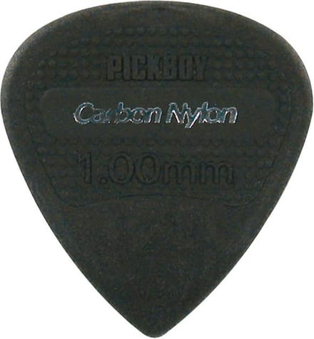 Pickboy GP200-100S 1.00 mm Carbon Graphite Plectra 12-pack Voor Elektrische Gitaren