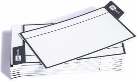 Taak Kaarten scrum kanban - nanocups voor glas - zwart