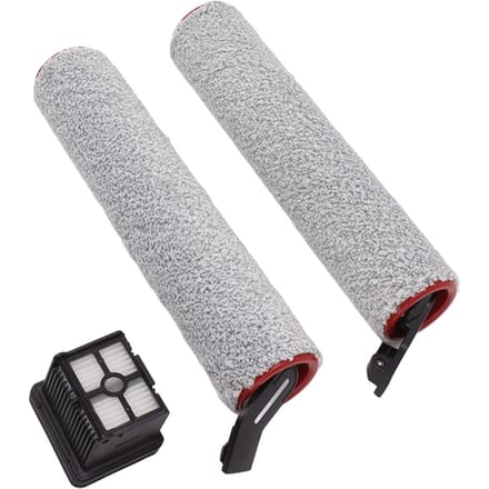 3PCS Rollerborstel Filterset ABS Zachte Textuur Stofzuigeraccessoires voor H13 M13 gray