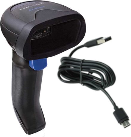 Datalogic QuickScan QBT2500, BT, 2D, multi-IF, Digimarc, kabel, zwart