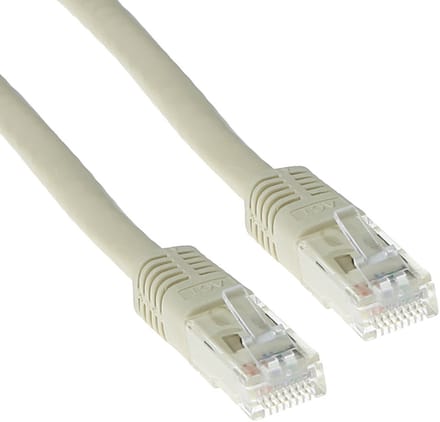 ACT Ivoor 1 meter U/UTP CAT5E patchkabel met RJ45 connectoren IB6401