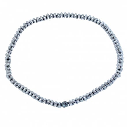 Armband -strech -zilverkleur- 19 cm - Charme Bijoux
