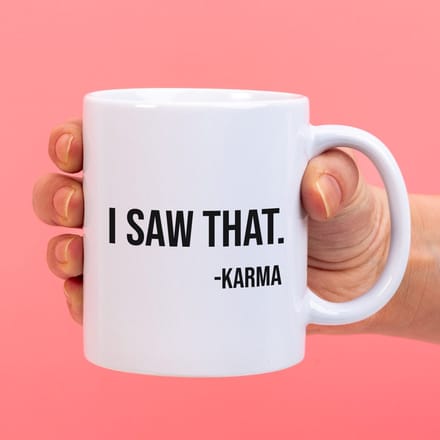 Ditverzinjeniet.nl Mok I saw that karma