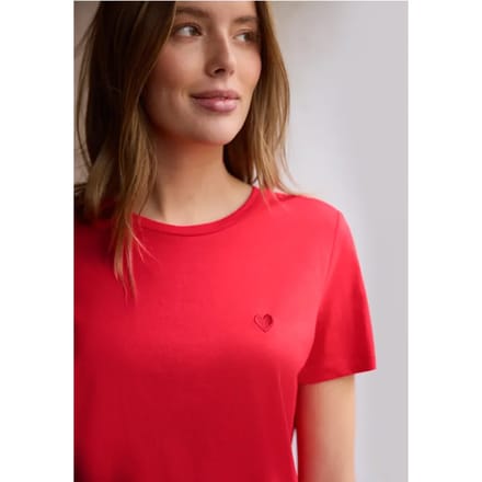 Shirt met hartjesprint