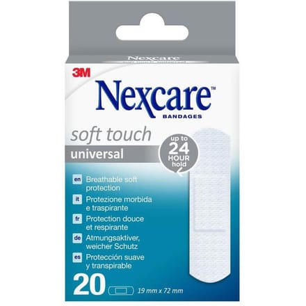 Nexcare™ Soft Touch Universal Pleisters 19 mm x 72 20 Pleister