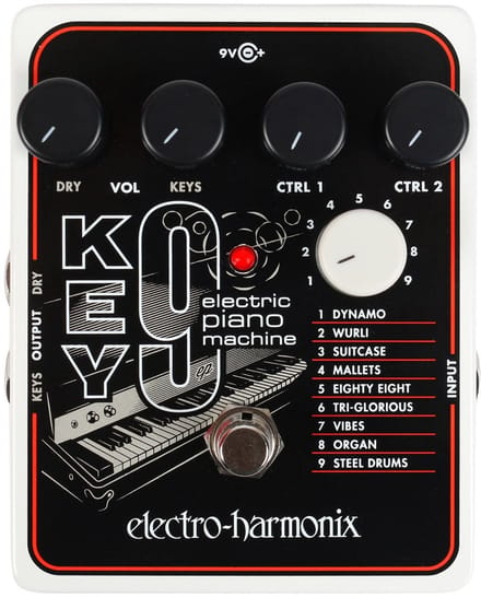 Electro Harmonix KEY9 Electric Piano Machine - Modulation effect-unit voor gitaren